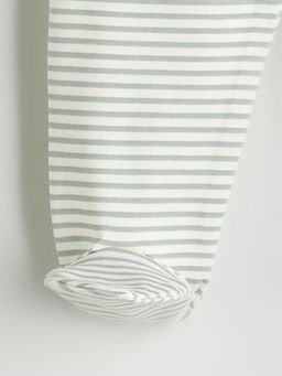 Erkek Bebek ?izgili Patikli Pantolon