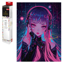 Алмазная мозаика арт. 68626 / 50 ДИСКО-АНИМЕ, размер: 30*40 см,