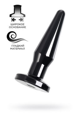 Анальная втулка TOYFA POPO Pleasure Gemini , TPE, черная, 12,1 см