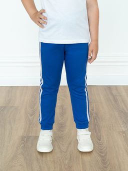 Штанишки детские васильковые с лампасами