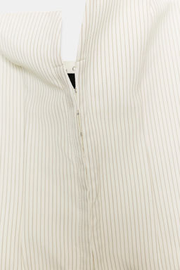 TOP CORS? HALTER RAYAS / Crudo / Marr?n - Zara фото 7