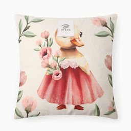 Чехол на подушку «Этель. Уточка», 40×40 см, велюр