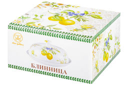 Блинница 23*23*9,5 см Лимоны NEW BONE CHINA - Elan gallery фото 20