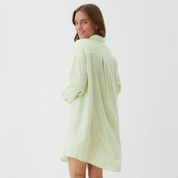 Сорочка женская KAFTAN Lime series, размер 44-46, зелёная