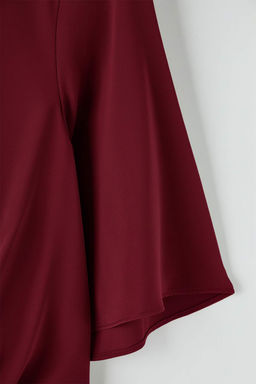 Ozel Koleksiyon Kahverengi Duz Aksesuar Detayl? Midi Dokuma Elbise TWOAW26EL00067 - Trendyolmilla фото 17