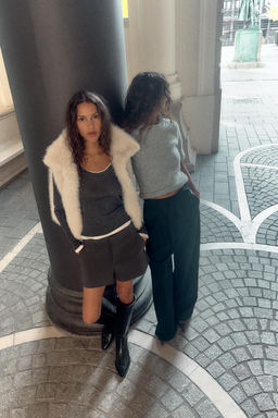 FAUX FUR GILET - Zara фото 4