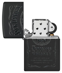Подарочный набор Джек Дэниэлс | Jack Daniels®: зажигалка и кожаный чехол ZIPPO 48460