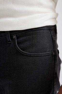 Джинсовые брюки Sergio Regular Fit Normal Mold с нормальной талией и зауженными штанинами - Defacto фото 5