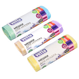 VETTA Мешки для мусора БИО 60л., 10шт с завязками арт. 449-049