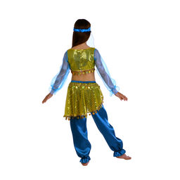 Карнавальный костюм «Алсу. Морская волна», повязка, топ с рукавами, штаны, р-р 30, рост 110-116 см