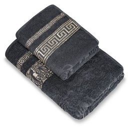 Махровое полотенце Эллада- сер. 50*90 см. хлопок 100%