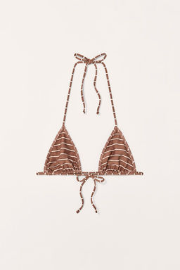LIMITED EDITION STRIPED BIKINI TOP - Zara фото 4