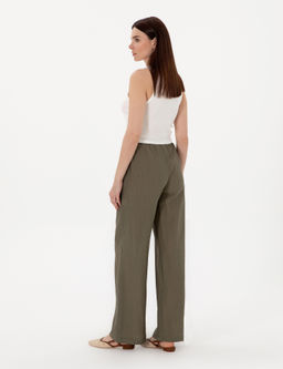 Haki Loose Fit Kanvas Pantolon - Pierre cardin фото 4