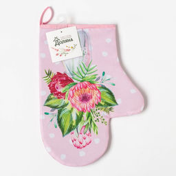 Варежка-прихватка Summer Beauty 20х28см,35% х/л,65% п/э,ватин 250г/м2 - Доляна фото 4