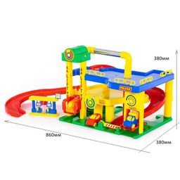 Гараж №1 с автомобилями, в коробке (37824) Полесье