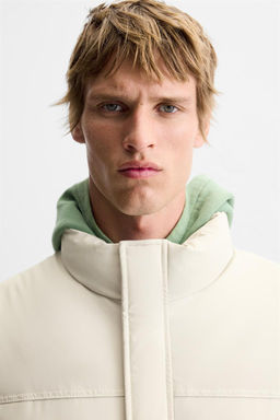 RUBBERISED PUFFER GILET - Zara фото 6