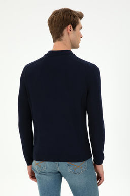 Мужской темно-синий свитер - U.s. polo assn фото 5