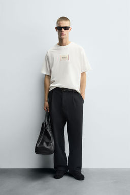 SLOGAN PATCH T-SHIRT