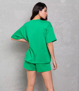 Спортивный костюм #КТ20189, зелёный - Dommod фото 4