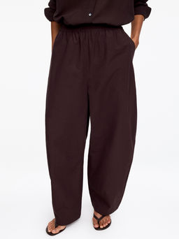 Pantalones de algod?n con pernera de barril - H&m фото 6
