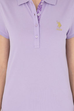 Женская сиреневая базовая футболка Неожиданная скидка в корзине - U.s. polo assn фото 6