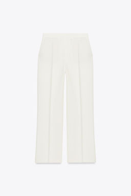 HIGH-WAIST STRAIGHT-LEG TROUSERS - Zara фото 5