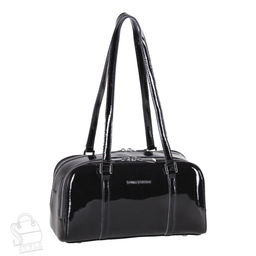 Сумка женская кожаная 5113P black Polina&Eiterou  в Новосибирске
