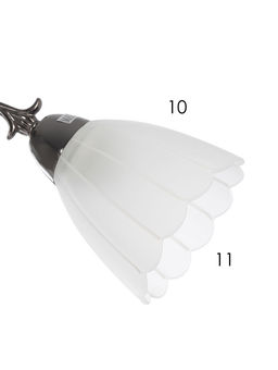 Люстра ЭкономСвет 4671/3AN, 3×40 Вт, E27, 55×55×33 см, цвет чёрный хром