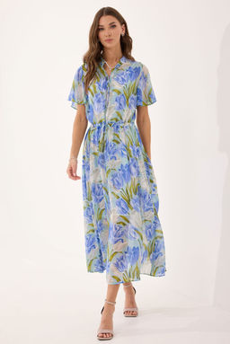 Платье LYUSHe 4062 голубой