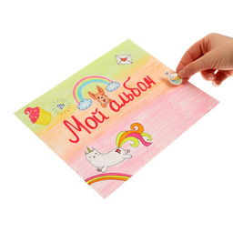 Набор альбомов А4, 16 листов на скрепке, 5 штук Calligrata без обложки  фото 9