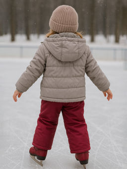Полукомбинезон зимний бордо