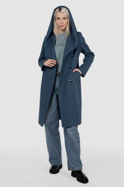 Пальто женское демисезонное (пояс) - El podio фото 5