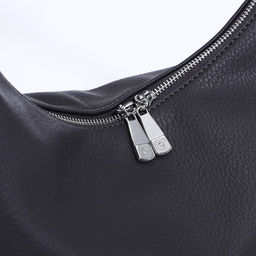 Сумка-мешок на молнии, наружный карман, длинный ремень, цвет тёмно-серый - Simaland фото 4