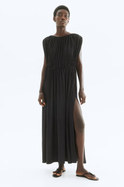 Vestido drapeado con cord?n de ajuste - H&m фото 2
