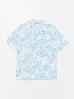 Desenli K?sa Kollu Erkek ?ocuk G?mlek