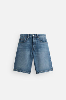 BAGGY FIT DENIM BERMUDA SHORTS - Zara фото 7