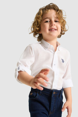 Erkek Гocuk Beyaz Uzun Kollu Basic GГmlek - U.s. polo assn фото 2
