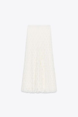 FLARED LACE MAXI SKIRT - Zara фото 6