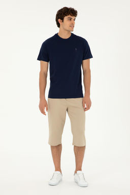 Мужские трикотажные шорты светло-хаки