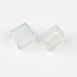 UCW-N12 CLEAR 025 POLYBAG Изолирующий зажим (заглушка) для светодиодных лент ULS-N12 NEON 24В, 13x26мм. Цвет прозрачный, 25 штук в пакете. TM Uniel