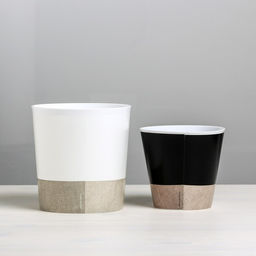 Набор кашпо для цветов 2 в 1 «Мордочки», 0,8 и 1,6 л, 11 х 12 и 14 х 14 см