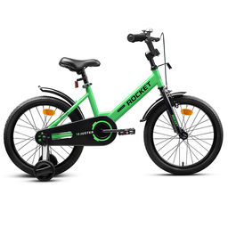 Велосипед 18" Rocket Juster, цвет зеленый