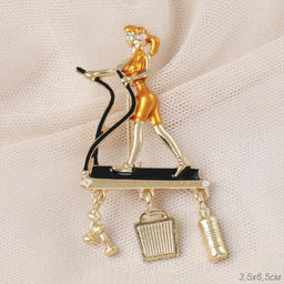 Брошь Спорт / 4882-45 /уп 24/