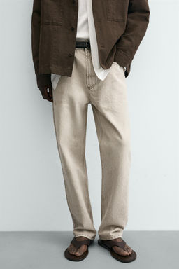 JEANS STRAIGHT ANKLE FIT ORIGINS / Gris claro - Zara фото 16