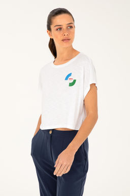 U. S. Polo Assn / Женская белая футболка