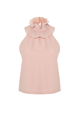 Trendyolmilla Ekru Yaka Detayl? Smart Krep Orme Bluz TWOSS23BZ00932 фото 23