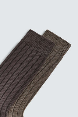 2-PACK OF RIBBED SOCKS - Zara фото 3