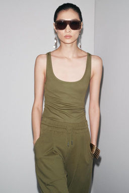 WIDE-LEG TROUSERS - Zara фото 17