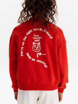 PELICAN, толстовка для девочек, Красный  фото 2