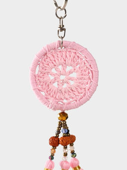 Брелок «Ловец снов», 19 см, розовый